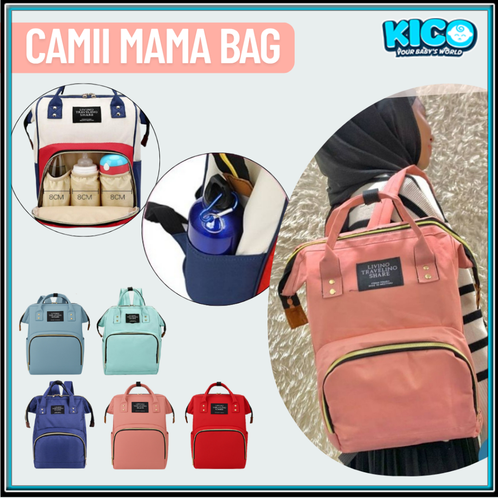 CAMII MOMMY BAG DIAPERS NAPPY MATERNITY TRAVEL BACKPACK