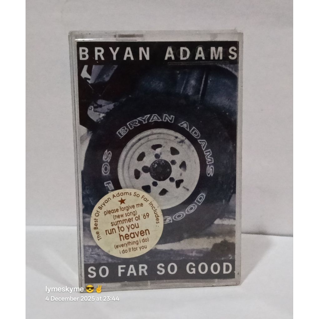 [CASSETTE] BRYAN ADAMS - SO FAR SO GOOD
