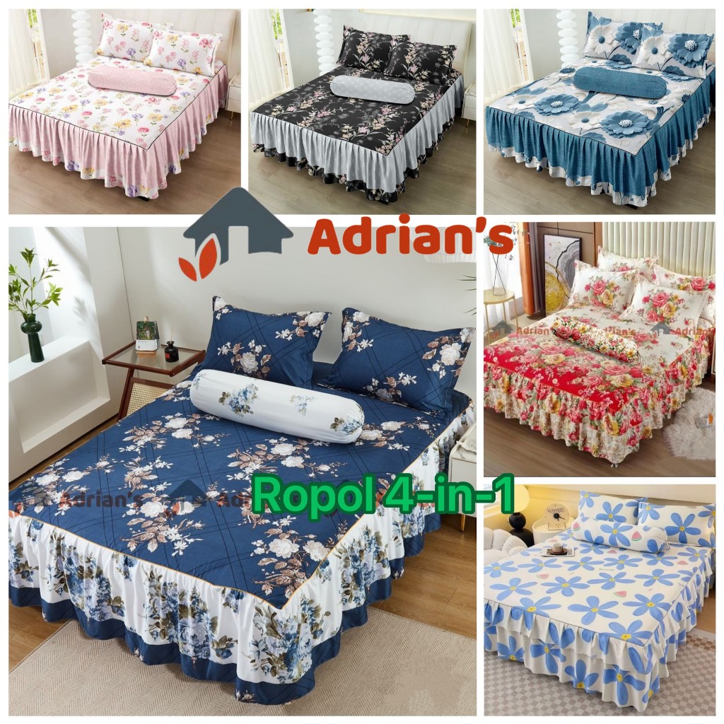Adidas 4-in-1 Set Cadar Ropol KING/QUEEN 16in-1 Set Cadar Ropol KING/QUEEN 16inci tinggi