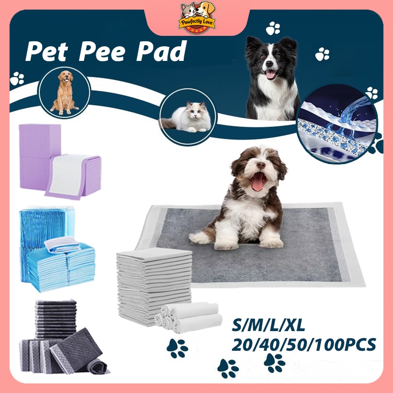 แผ่นฉี่สุนัขไม่เต็มเต็งการฝึกอบรมห้องน้ําแมวสุนัขผ้าอ้อมห้องน้ําทิ้งปัสสาวะเสื่อ Pampers Kucing เสื่