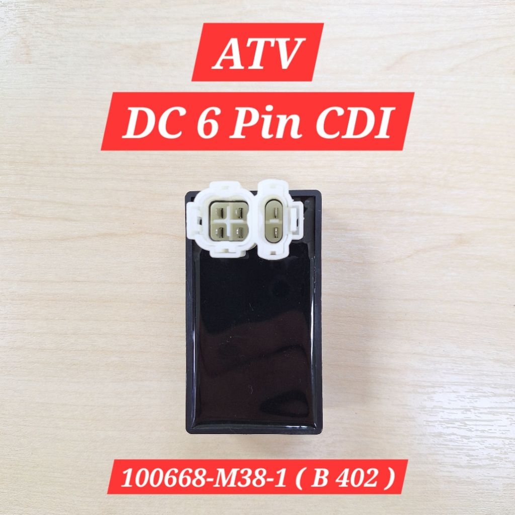 อะไหล่ ATV DC CDI 6 Pin ( Kotak สีดํา ) สําหรับ ATV Mikilon Hammer U38 U68 - อะไหล่ ATV Di
