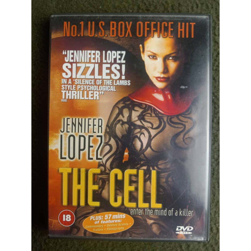 THE CELL - JENNIFER LOPEZ DVD MOVIE