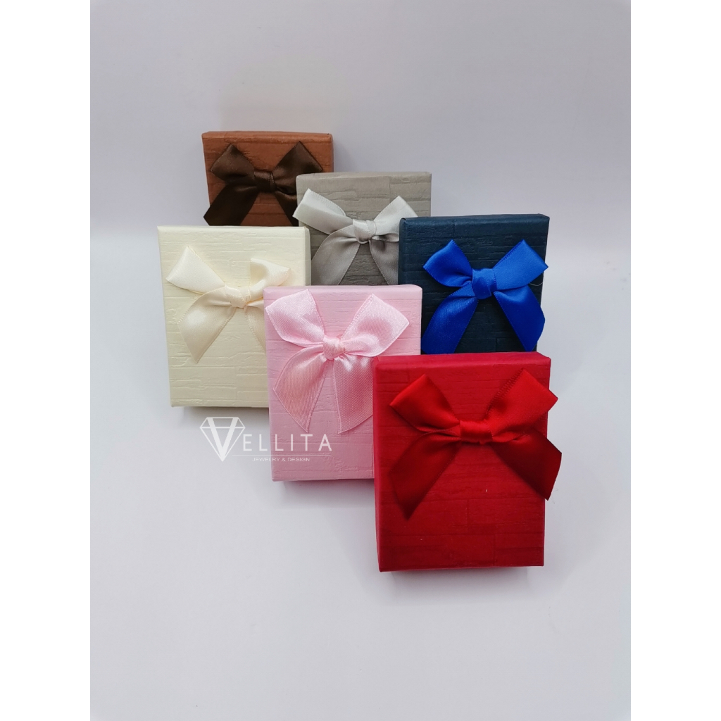 [VALITA Box "Ribbon" สร้อยข้อมือ/กล่องสร้อยคอ เคส Jewellery