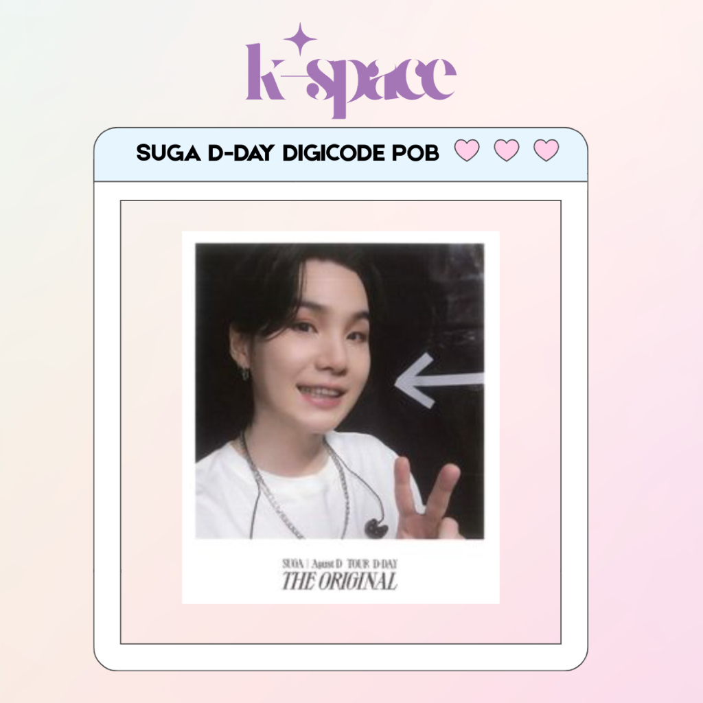 SUGA D-DAY DIGICODE POB