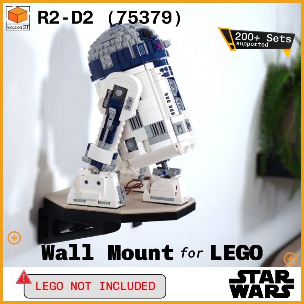 ติดผนังสําหรับ LEGO Star Wars R2-D2 (75379)