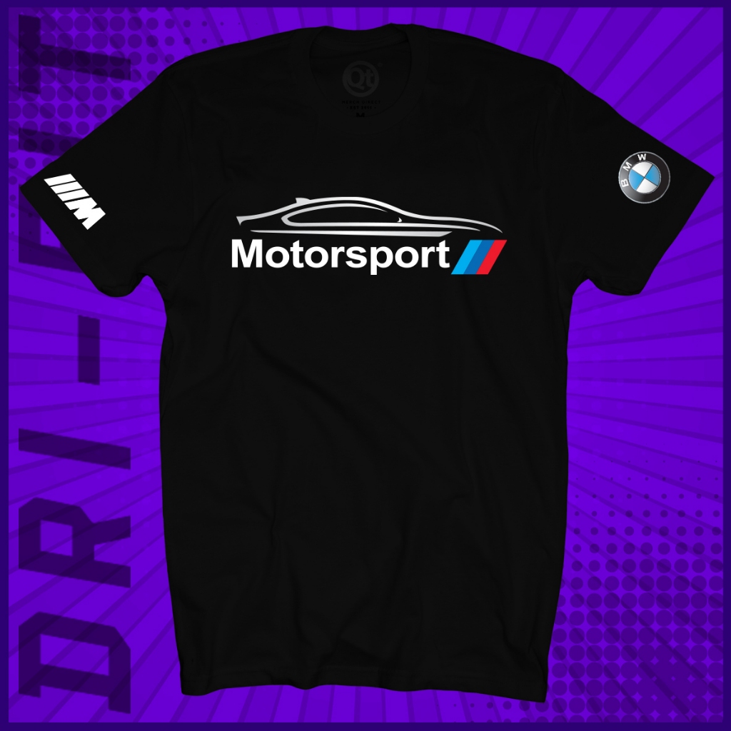 ใหม่ MOTORSPORT ///M SERIES BMW BIMMER SS SHORT SLEEVE 160GSM MICROFIBER DRI-FIT JERSEY UNISEX