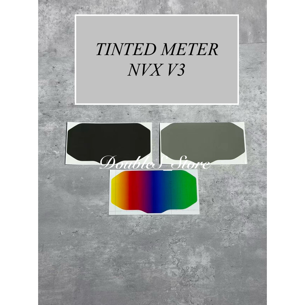 YAMAHA NVX155 V3 ABS / NVX155 V3 SP เมตร TINTED SMOKE BLACK TITANIUM RAINBOW NVX V3 SP DIGITAL FILM 