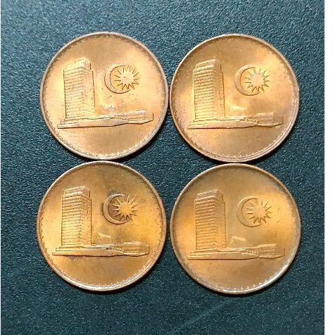 1st Series Parliament 1 Cent 1982 ( 4 เหรียญ )