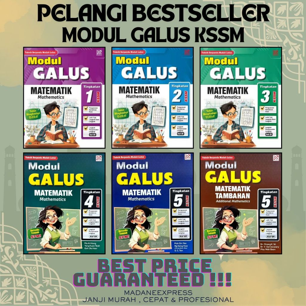 [XPRESS] RAINBOW BESTSELLER: MINIMALIST MATHEMATICS MODULE LEVEL 1. 2 . 3