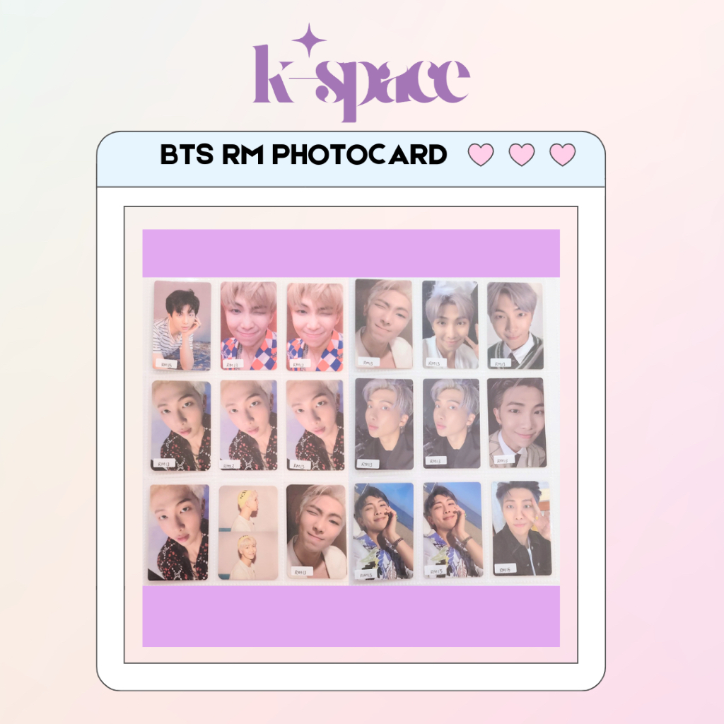 BTS RM โฟโต้การ์ดอย่างเป็นทางการ