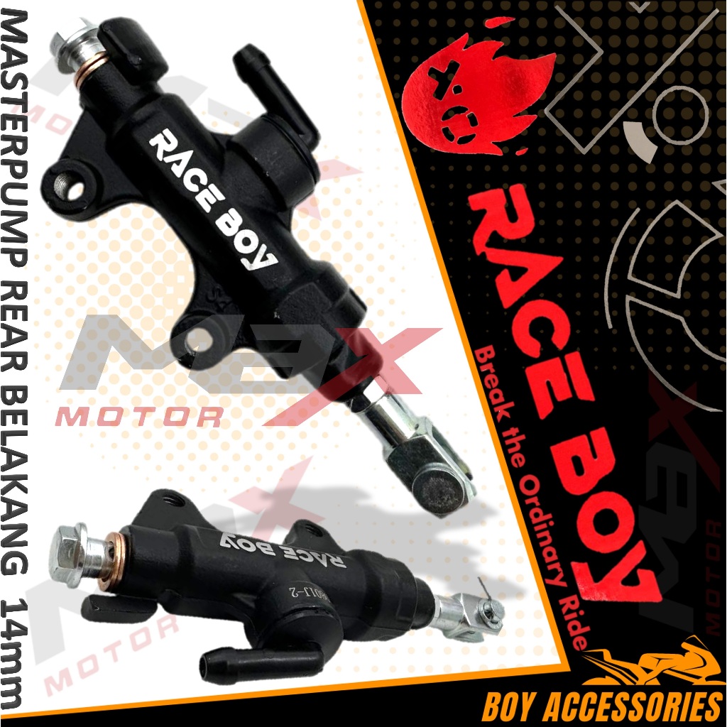 RACE BOY ปั๊มเบรกหลักด้านหลังสากล 14 มม. Belakang Pam Brek Y15 LCV8 Y16 LC5S R25 R15 MT15