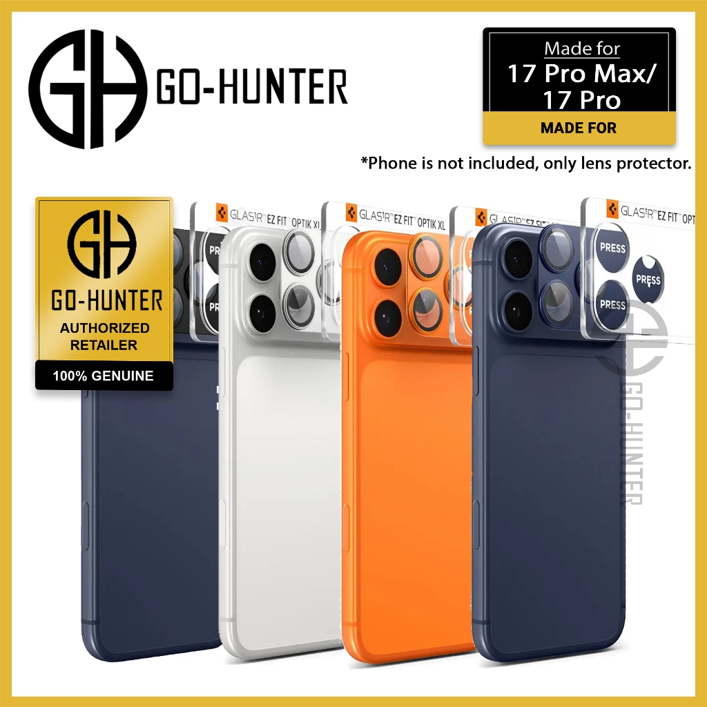 [ 17 Pro Max / 17 Pro ] ตัวป้องกันเลนส์ Spigen EzFit Optik Pro XL - รวมถาดทั้งหมด