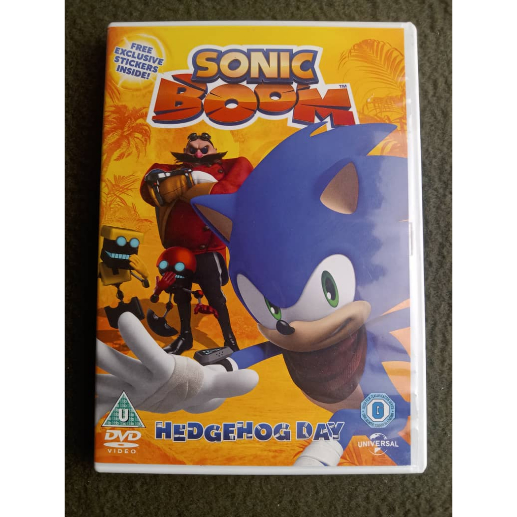 SONIC BOOM HEDGEHOG DAY DVD CARTOONS