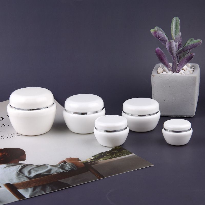 Bekas kostmetik Mushroom cream Jar Cosmetic Container Portable Travel reuseable Cosmetic Samples lot