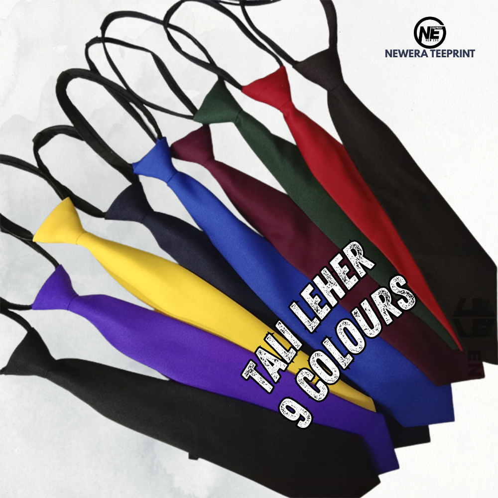 SCHOOL ZIP NECK STRAP - 9 ประเภทของสี