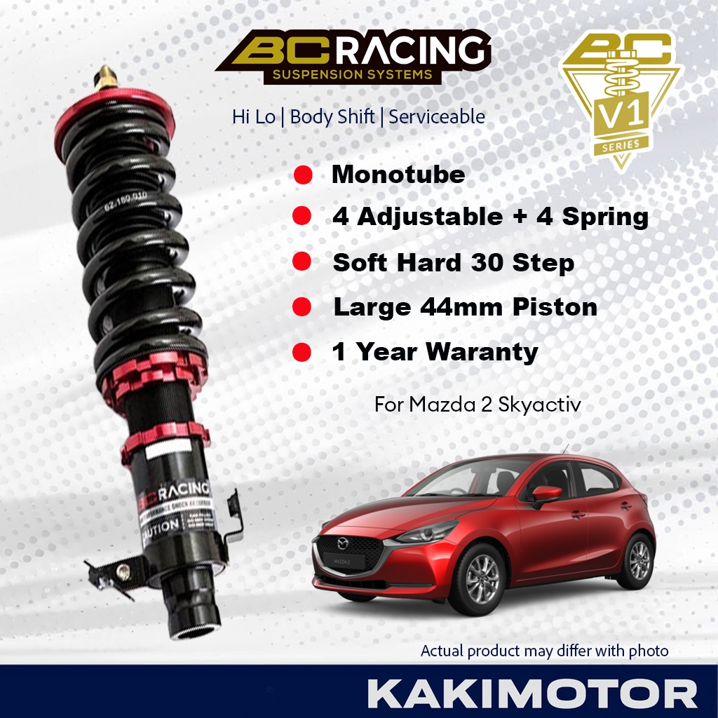 Mazda 2 Skyactiv -BC Racing V1 VM ชุดช่วงล่างแบบปรับได้