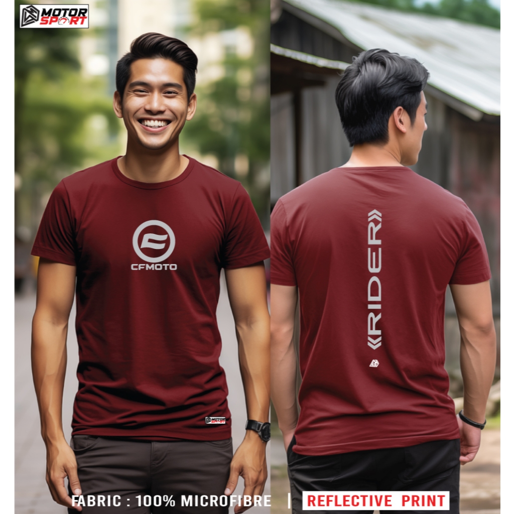 เสื้อยืดโลโก้ CFMOTO / เสื้อยืดเจอร์ซีย์ CFMOTO motocycles Rider
