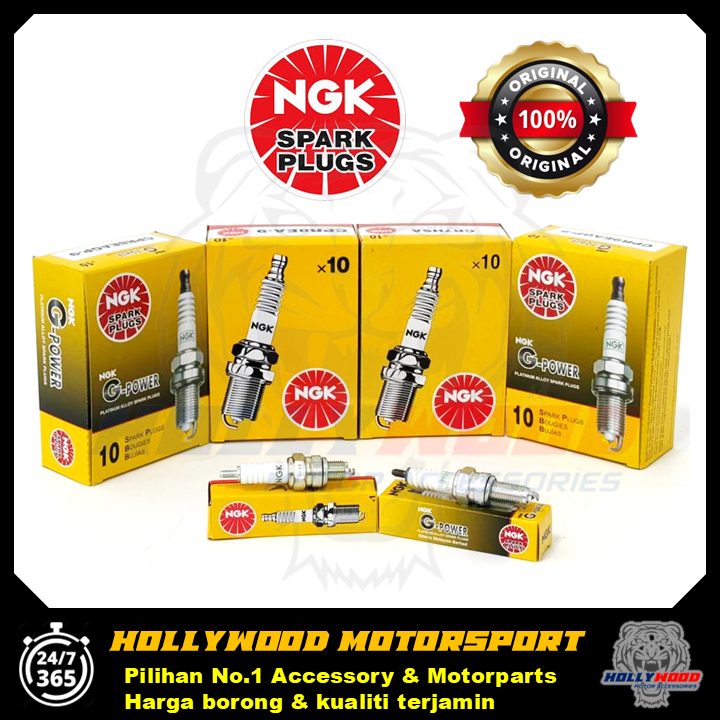 NGK SPARK PLUG C6HSA C7HSA BP7HS CPR6EA-9 CPR8EA-9 MR9C-9N CR7HSA B8HS B8ES EX5 BM6A BPM6A ใหม่ EGO 