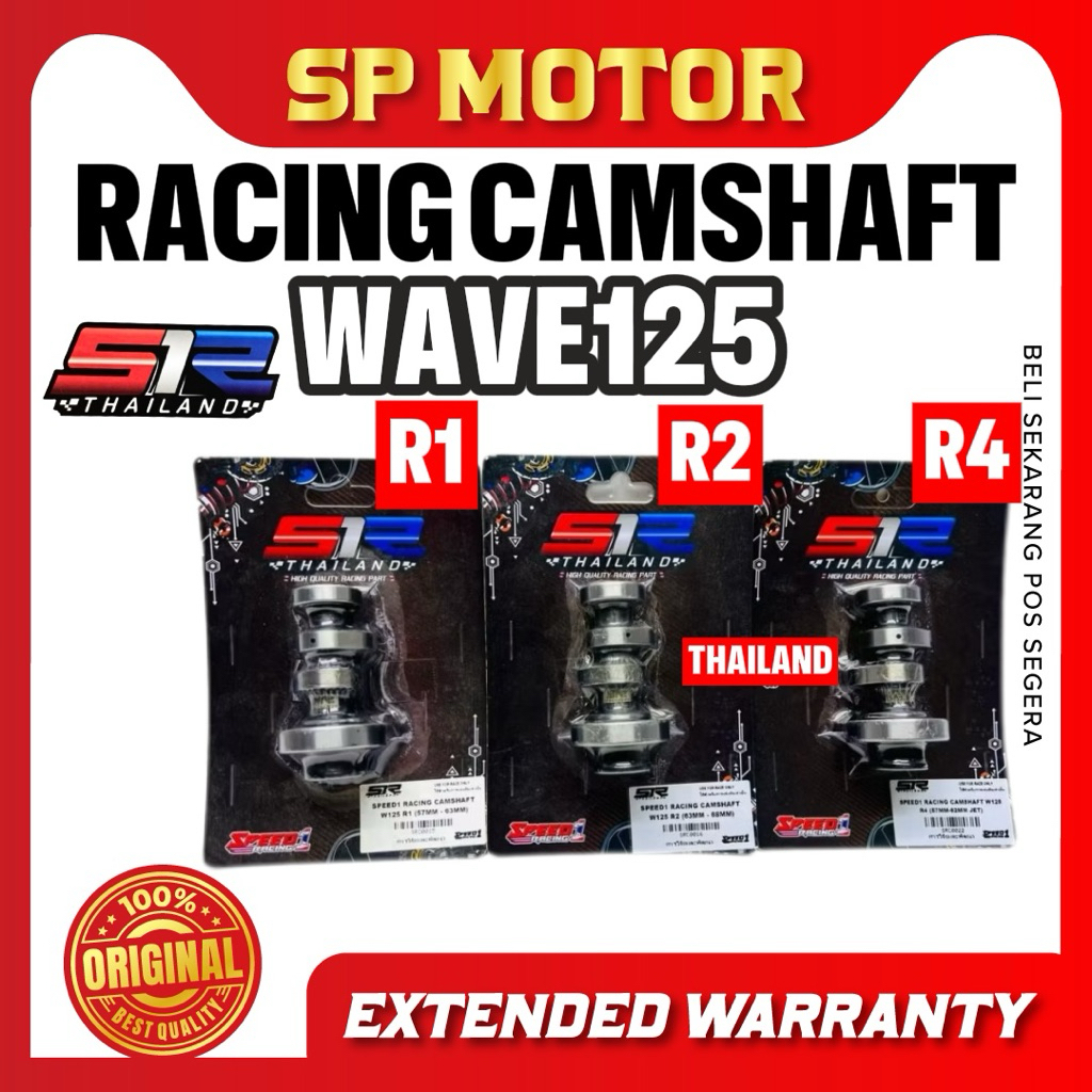WAVE 125 RACING CAMSHAFT S1R R1 R2 R4