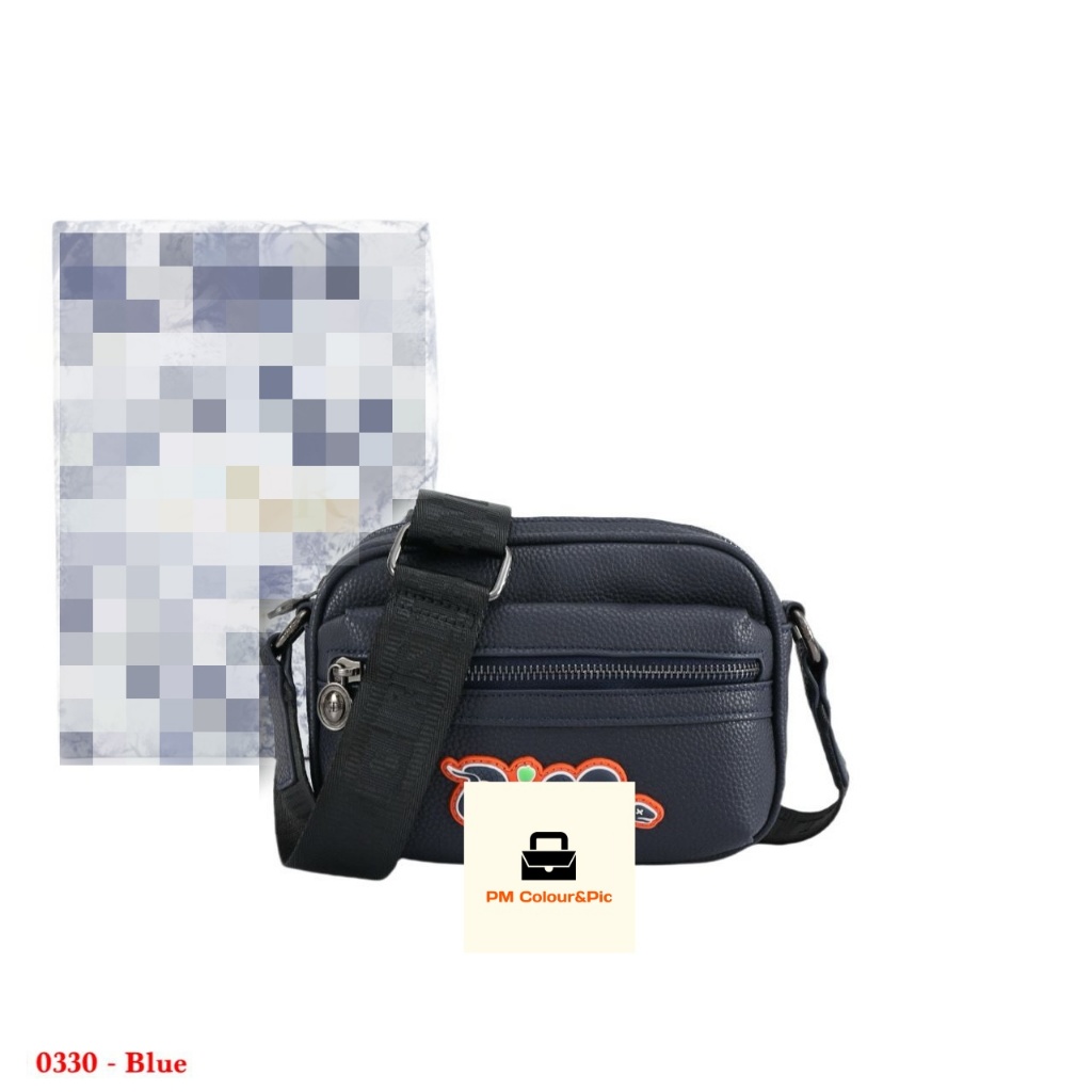 Men Casual Mini Size Crossbody Sling Bag พร้อมกล่อง Beg Silang Selempang Lelaki Sekali Kotak D0330*