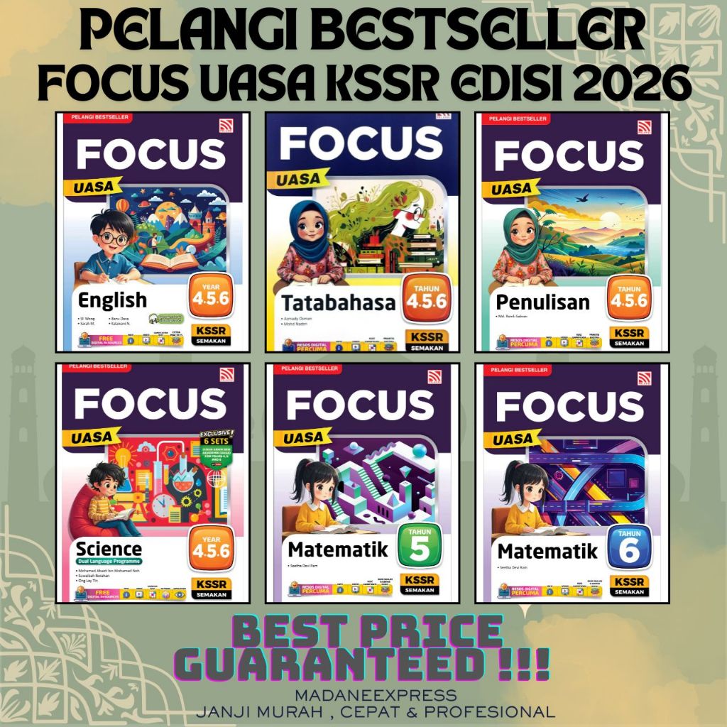 [XPRESS] RAINBOW BESTSELLER: FOCUS UASA YEAR 4.5.6 KSSR EDITION 2026