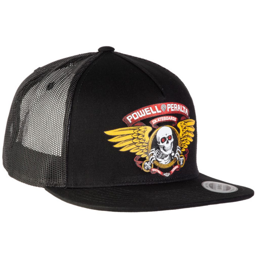 Powell Peralta Winged Ripper Trucker Cap สีดํา