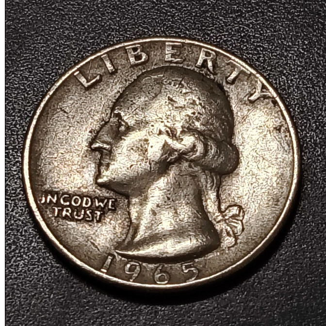 US Washington 1/4 Dollar 1965