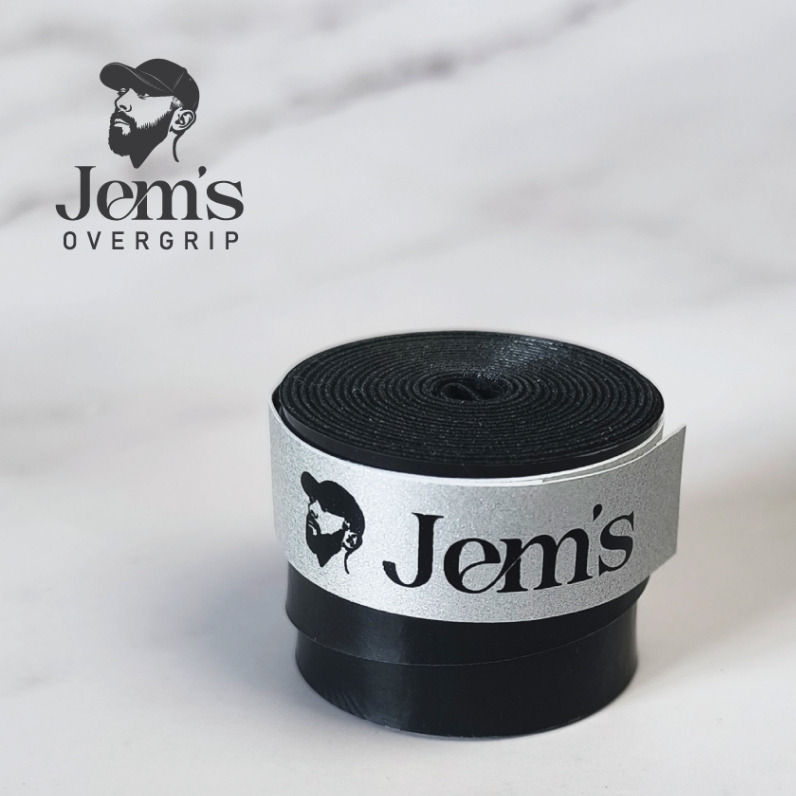 Jems Overgrip Pure Series สําหรับเทนนิส, Pickleball, Padel Comfort, Tacky, ดูดซับเหงื่อ