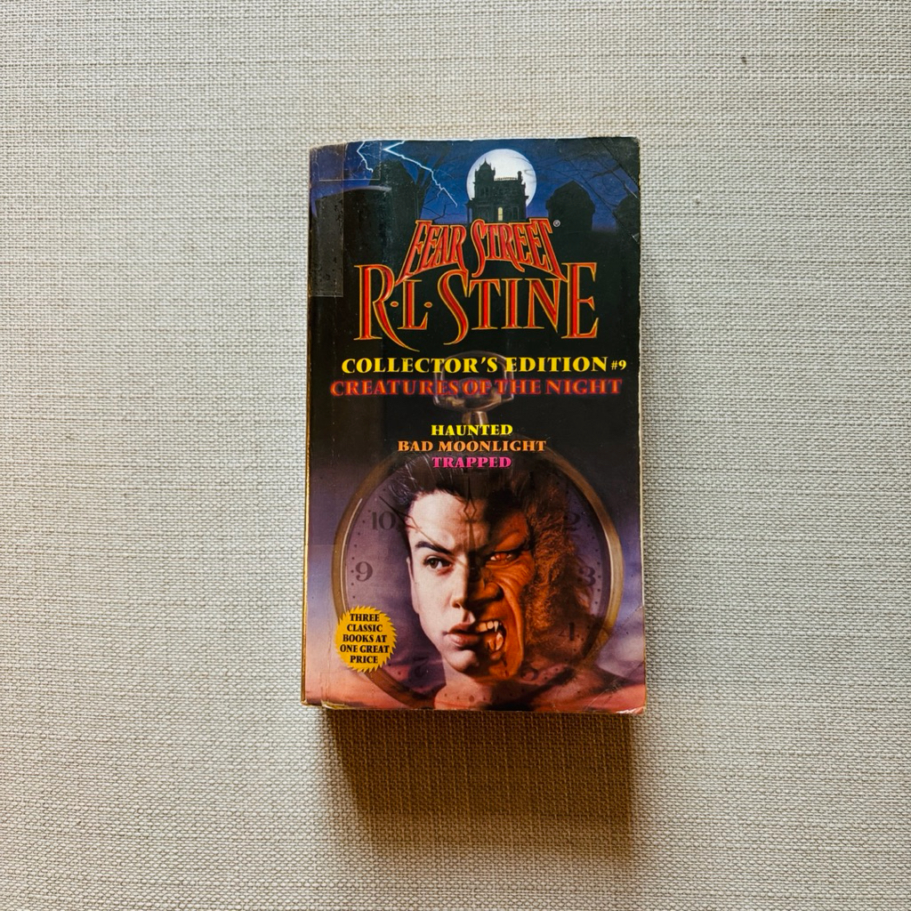 Fear Street Collectors Edition 9 Haunted Bad Moonlight ดักจับRL. หนังสือภาษาอังกฤษมือสอง Stine