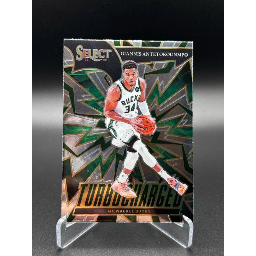 Panini Nba Card 21-22 เลือก Giannis Antetokounmpo Turbo Charged