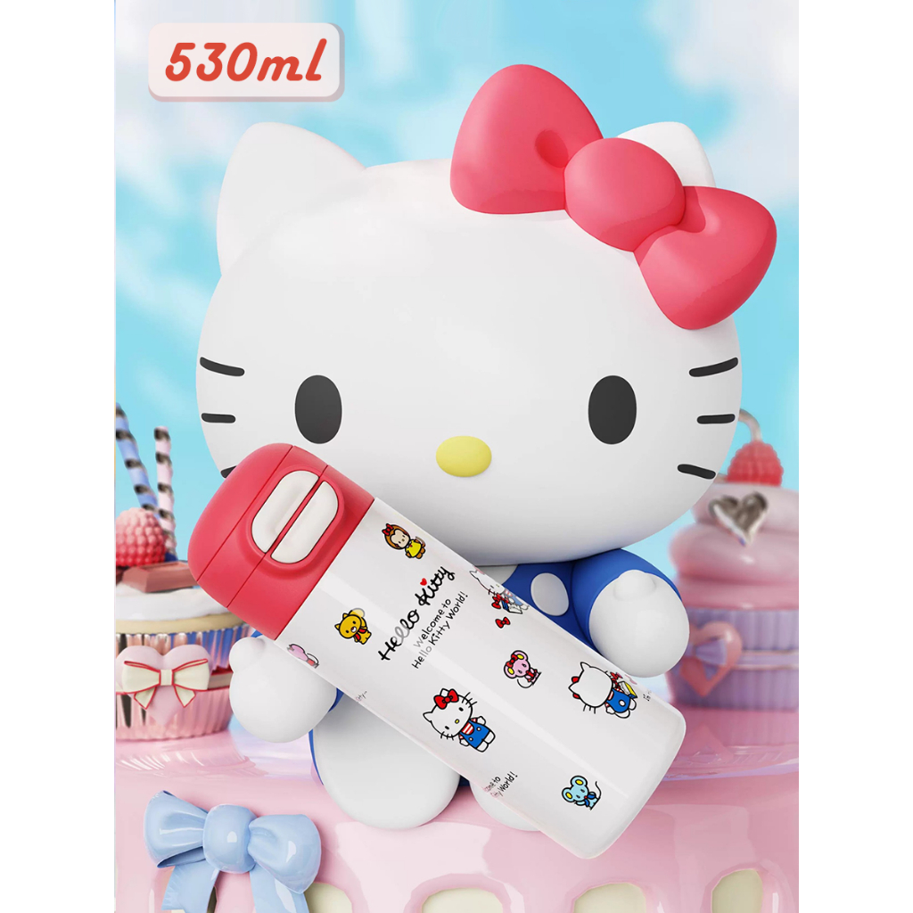 HelloKitty Bottle Kids Water Bottle Drinking Tritan BPA Free Botol Air Kanak-Kanak