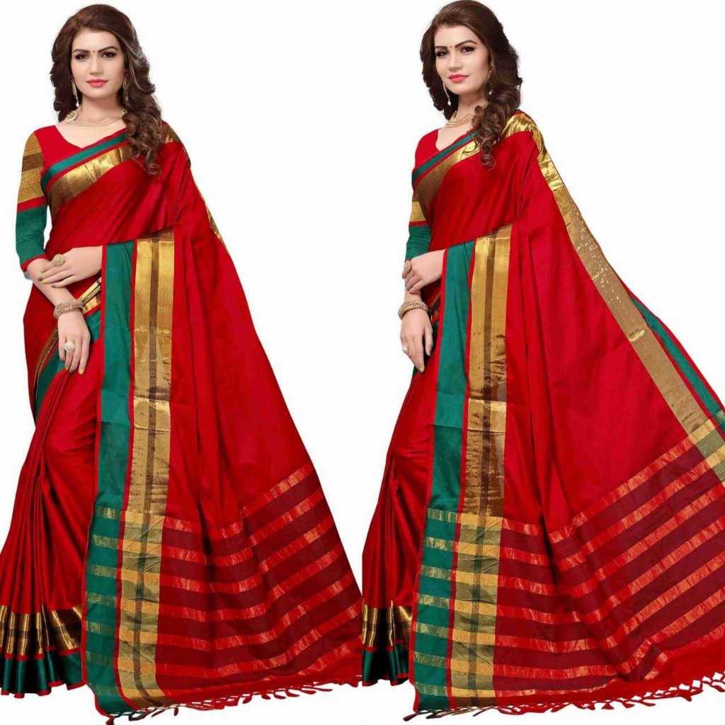 SAREE PALLU และ SAREE มาพร้อม JHALAR