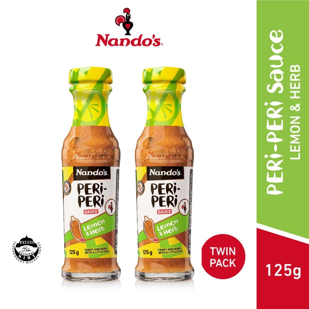 Nandos Lemon & Herb PERi-PERi Sauce (125g) [แพ็คคู่]