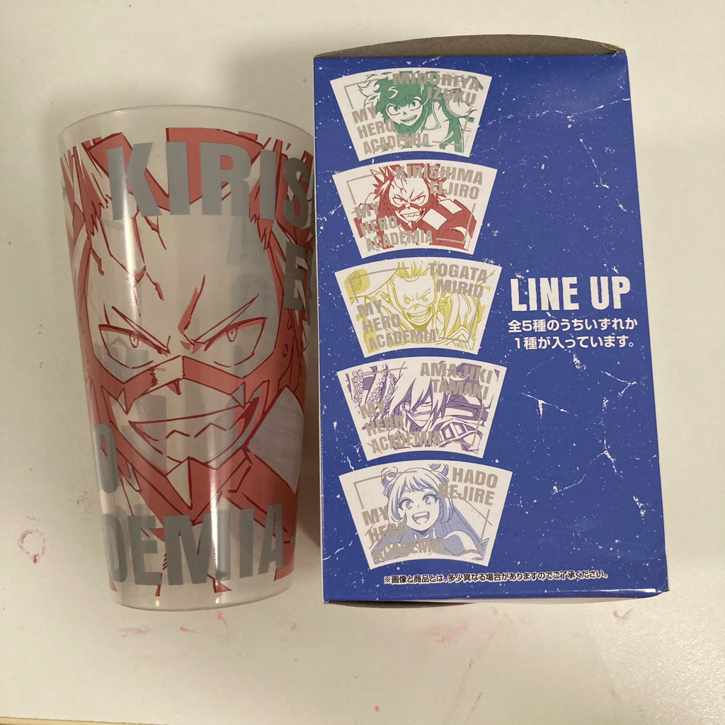 My Hero Academia Kirishima Eijiro ถ้วยพลาสติก KV