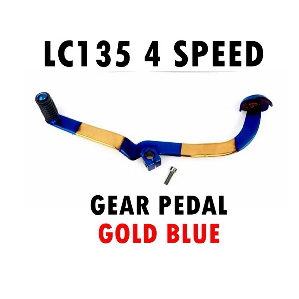 YAMAHA LC135 4S GEAR LEVER GEAR PEDAL RAINBOW พร้อมยาง