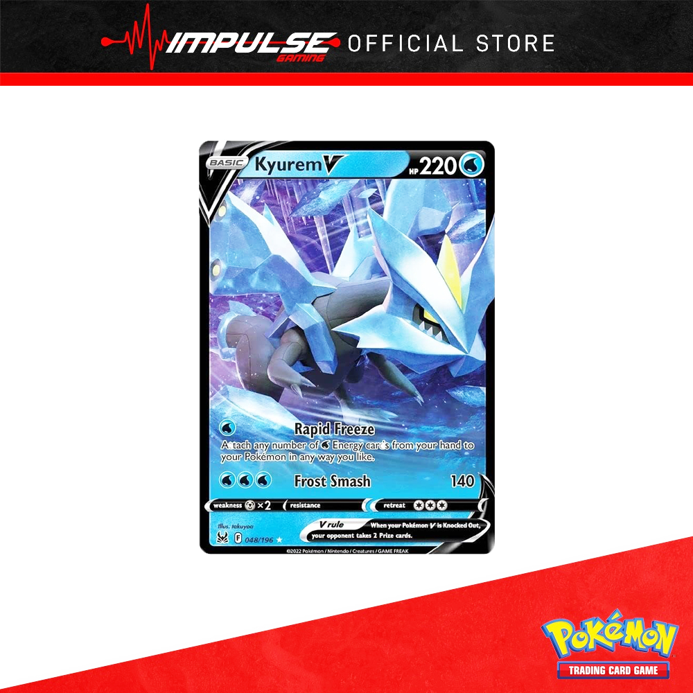 การ์ด Pokemon Tcg Eng: 048/196 Kyurem V