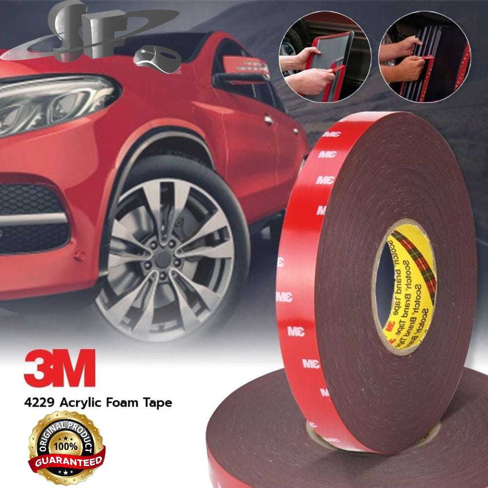 3M 4229 เทปโฟมอะคริลิคสองด้าน 10 มม./18 มม./24 มม. พร้อม 9 เมตร LENGTH