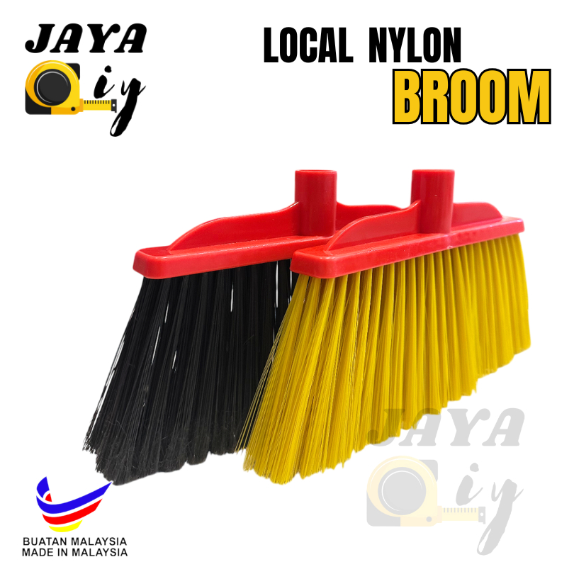 [LOCAL] ข้อเสนอ Head Soft/Hard PVC Nylon Broom Cleaner Sweeper Floor Sweeper Plastic Broom Brush jay
