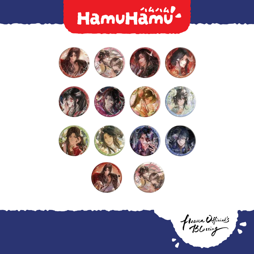 [อย่างเป็นทางการ] Heaven Officials Blessing Ban Shen Yuan Jun 75mm Tin Badge Blind Box(1ชิ้น/ซื้อ12=