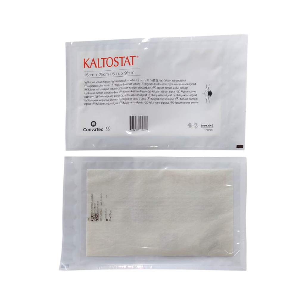 KALTOSTAT 15CMX25CM CALCIUM-SODIUM ALGINATE WOUND DRESSING (1 ชิ้น)