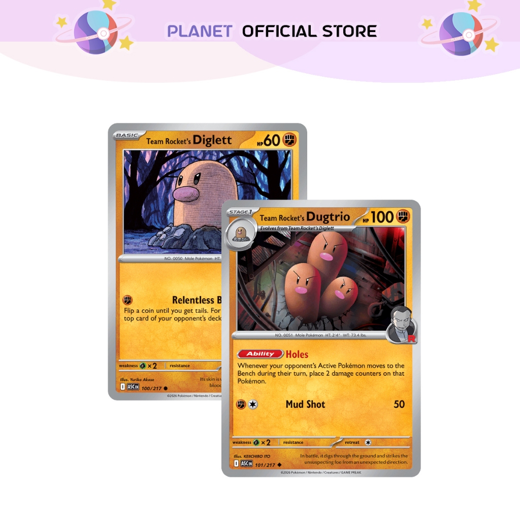Team Rockets Dugtrio & Diglett [Ascended Heroes]