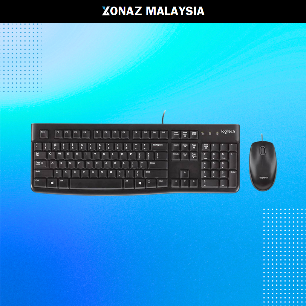 LOGITECH MK120 คีย์บอร์ดและเมาส์ COMBO
