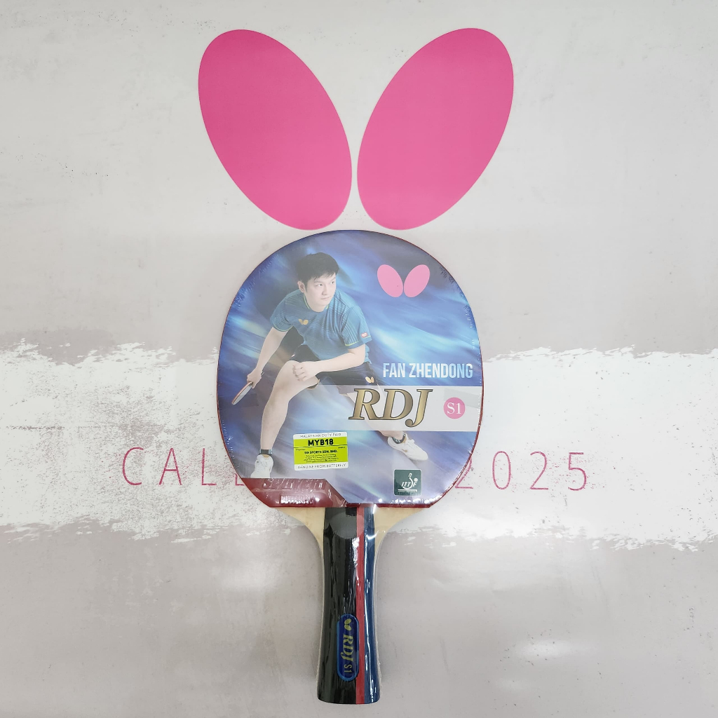 Butterfly RDJ S1 Shakehand (FL) ไม้ปิงปอง