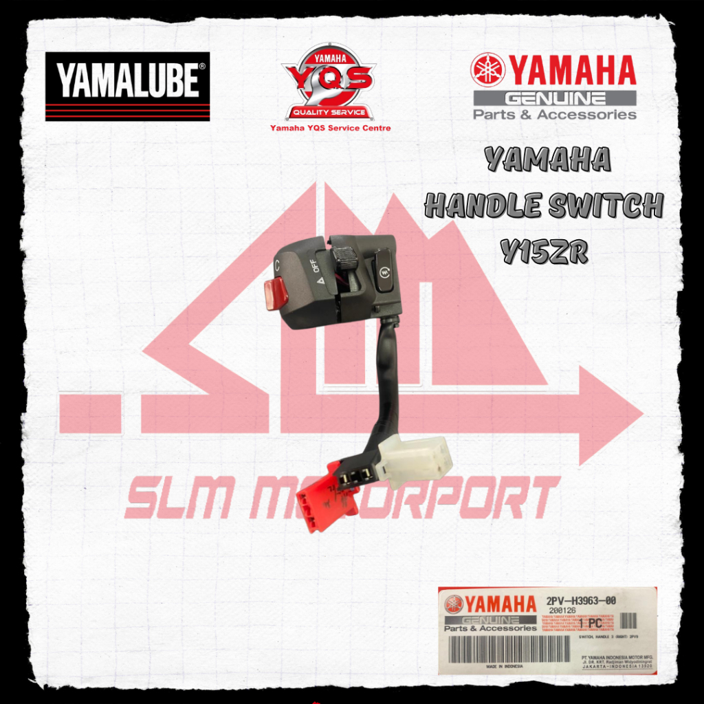 Yamaha HANDLE SWITCH Y15ZR LEFT 2PV-H3973-00