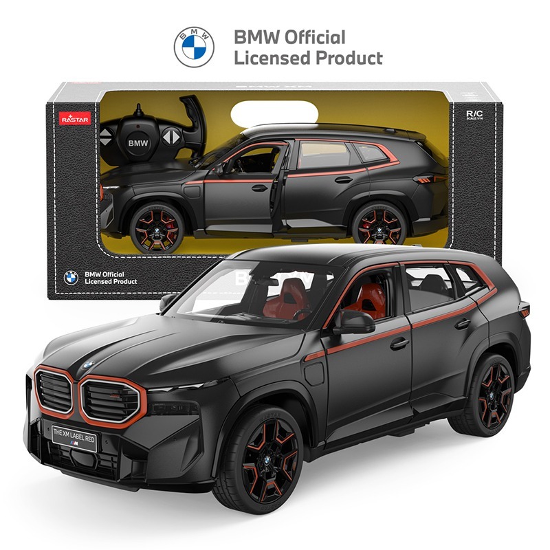 RASTAR ได้รับอนุญาตอย่างเป็นทางการ BMW XM 1:14 Scale 2.4GHz รีโมทคอนโทรลรถพร้อมไฟหน้า LED และไฟท้าย