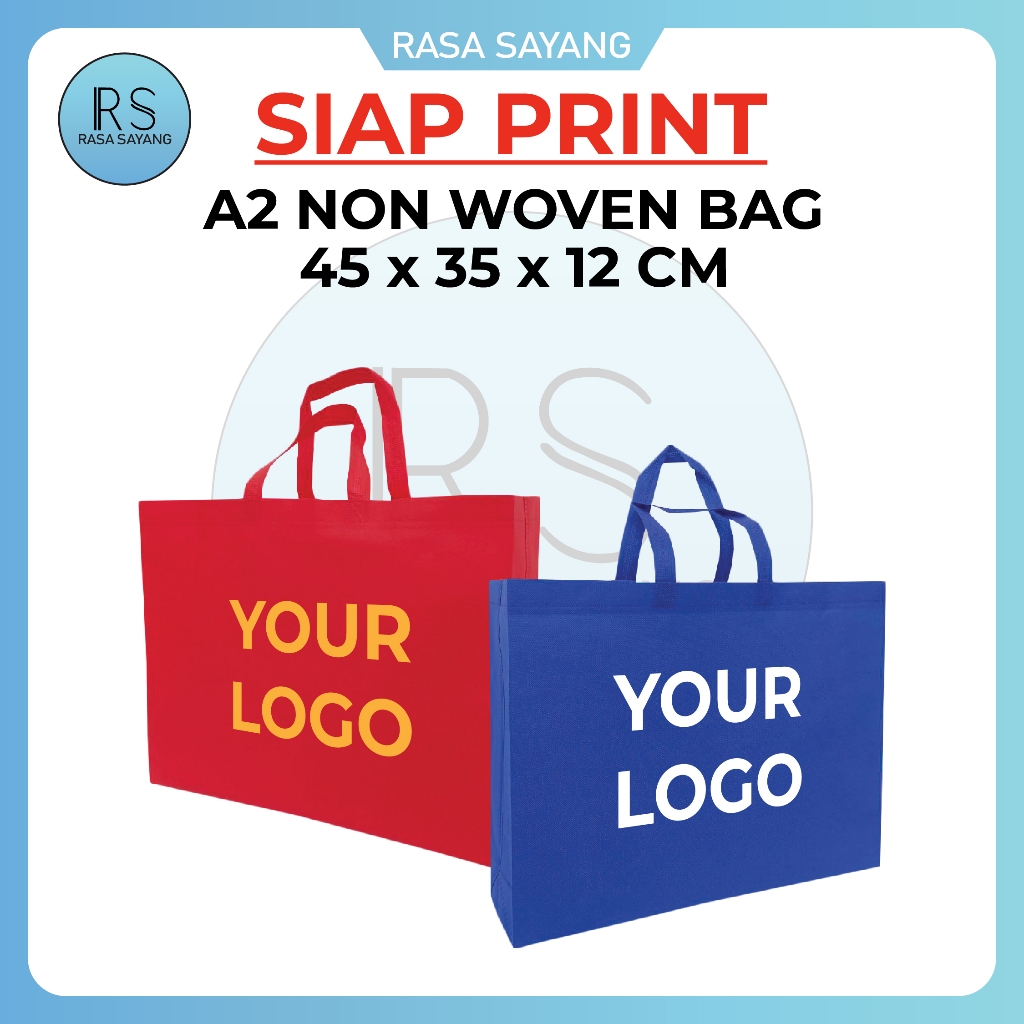 SIAP PRINT A2 Nonทอกระเป๋าA2 Shopping Bag, Tote Bag / ET11
