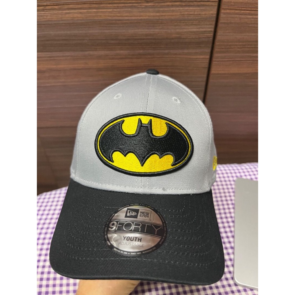 NE 9 Forty Youth Bat Man 2T Baseball Cap adjustable Strapback (53.9-55.8ซม.)