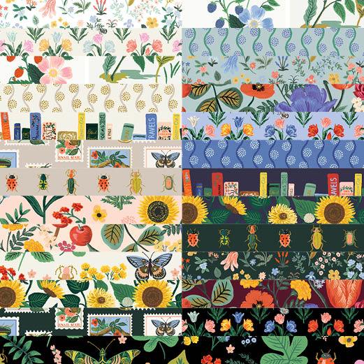 ผ้าฝ้าย 100% ใน ¼ หลา - Curio โดย RPC - ผ้า DIY การควิลท์ Patchwork