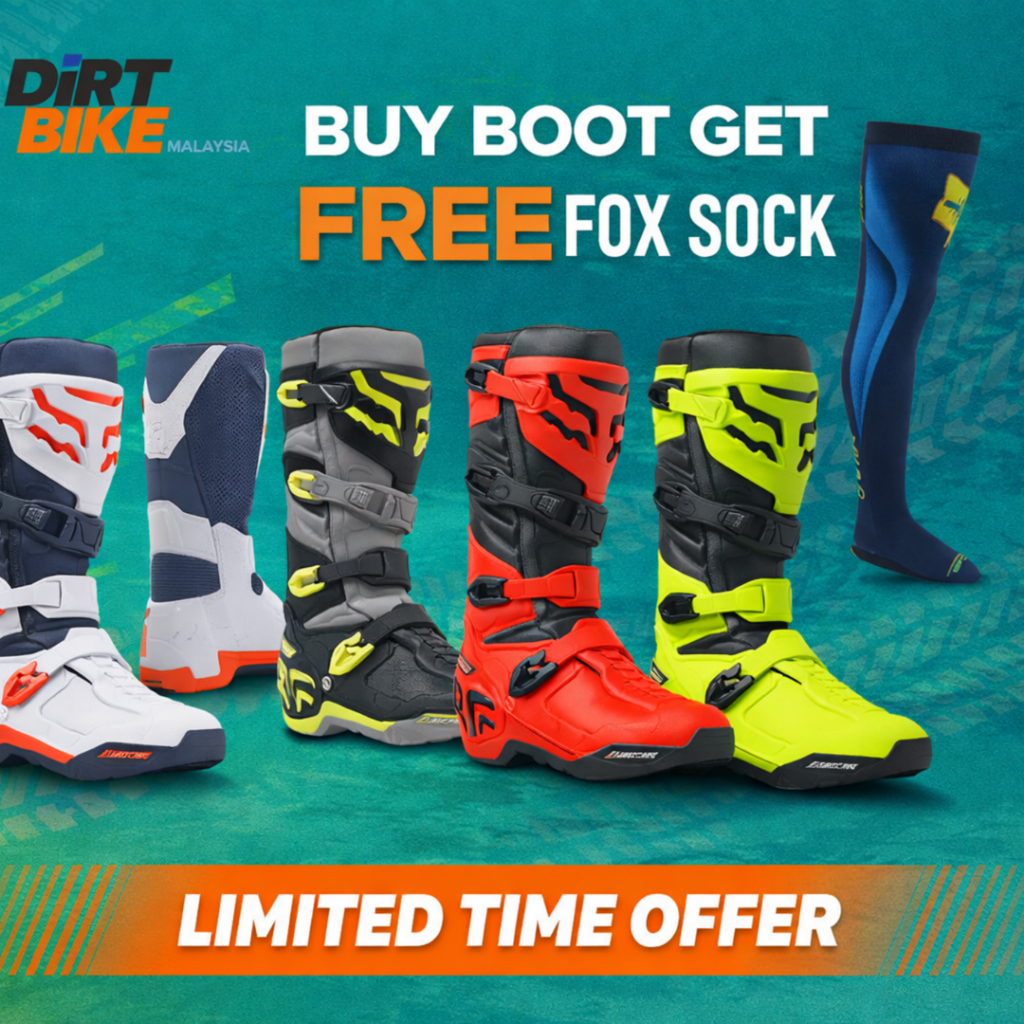 🎊 [ฟรี Fox Stoking]🎊US Size FOX Racing Comp X Off Road Boots /FOX Racing Comp BootsGEAR UP สําหรับกา