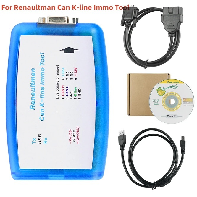 2025 สําหรับ Renault Can K-line Immo เครื่องมือ V4.08 V4.09 สนับสนุนสําหรับ Renault CAN/K-line ECU เ